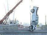New video of fatal Potomac crash shows car drive off bridge