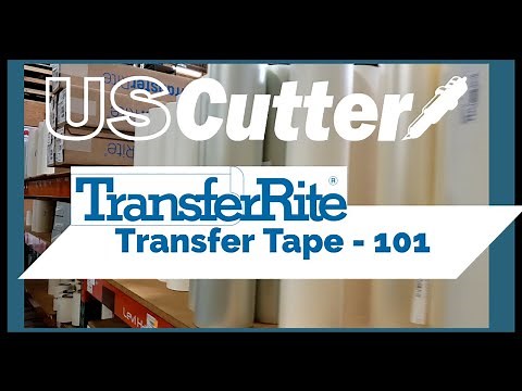 Transfer Tape 101 - Everything Transfer Rite explained along with demonstrations.