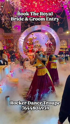 🔥 Book The Royal Entry Package Now! Make Your Moments Unforgettable With RDT Rocker Dance Troupe ✨ Bride & Groom Entry, Radha Krishna with Dance Troupe 📞 Contact :- 7644804939 📍 Available For all events & locations #RDT #rockerdanxetroupe #RoyalEntry #KingNQueenEntry #GrandEntry | Raju Rocker Vlog