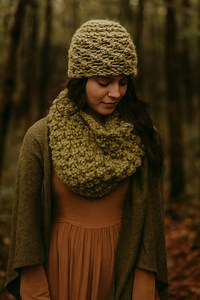 Super Bulky Knit Hat and Infinity Scarf Pattern (PDF) - Etsy