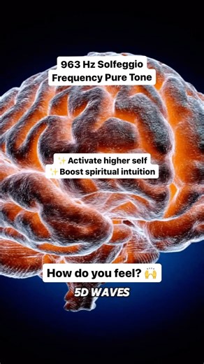 7.7K views · 2.5K reactions | 963 Hz Solfeggio Frequency Pure Tone Meditation  Activate higher self & boost spiritual intuition. How do you feel? ❤️ #963hz #solfeggio #solfeggiofrequencies #meditation #meditationmusic #puretone #healingtone #frequency #spiritualguidance #spiritualjourney | 5D Waves | Facebook