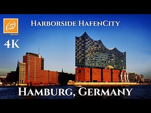 Harborside HafenCity - Walking Tour - Hamburg, Germany 4K 60fps