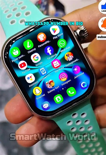 Smart Watch Hw Ultra with All Social Media Apps ❤️💯 #trend #viral #trending #smartwatch #fyp