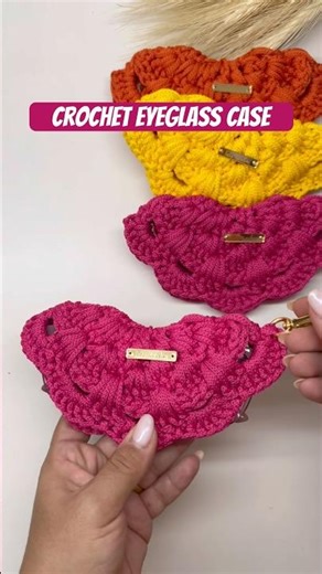 Easy Crochet Eyeglass Case | Beginner Friendly