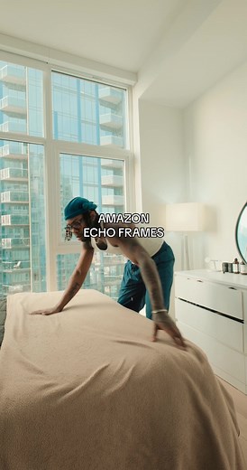 #ad I didn’t know smart glasses could be this fun and help you throughout the day. Here’s how I use my Amazon Echo Frames Smart Glasses to tackle my daily routine, how would you use yours? Link below in comments @Amazon @Alexa #EchoFrames #SmartGlasses