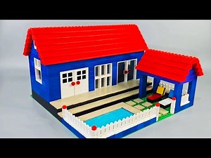 How To Build a LEGO Modern Luxurious Vacation House MOC | Building Blocks Instructions | Diy
