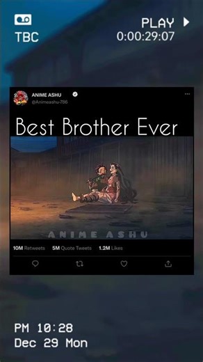 Best brother ever 💖#demonslayer #shorts