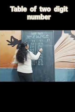 🔥Table of two digit number🔥 #trending#education#viral#shorttricks