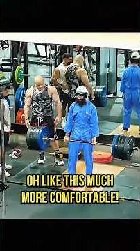 Janitor Shocked Heavy Lifters in Gym! 😱💥#gymprank #anatoly #gym #powerlifting #bodybuilding #shorts