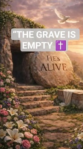 Death couldn't hold Him… Jesus is alive ✝️ #easter #faith #hope
