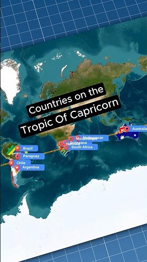 Countries On The Tropic Of Capricorn