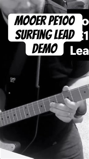 Mooer pe100 surfing lead #mooerpedals #guitar #guitardemo #guitareffects #guitarshorts