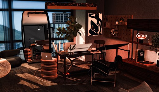 【模拟人生4】纽约日落 | SoHo Sunset Studio | Stop Motion