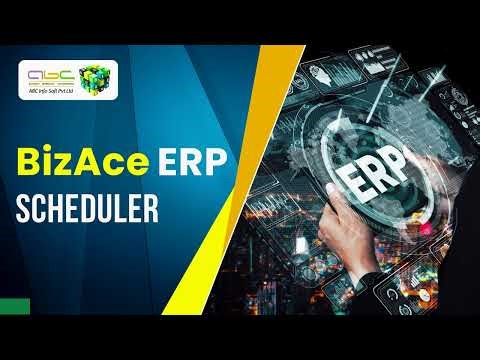 Scheduler Tutorial | BizAce ERP CRM & Sales Module