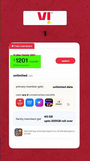 Best Family Recharge Plan for Jio/Airtel/VI 🔥