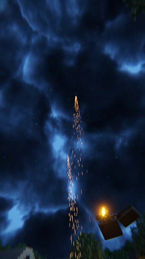 Creating Realistic Fireworks in Minecraft RTX