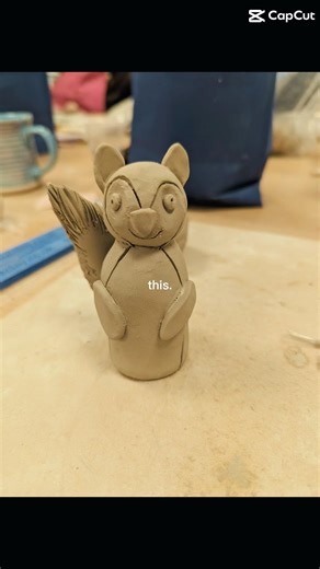 How to make this ceramic squirrel