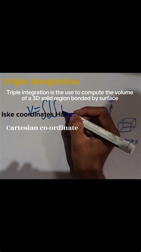 Triple integration #physics #maths