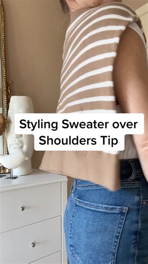 3 Ways to Style Your Sweater Over Shoulders