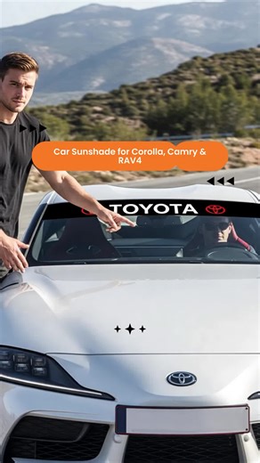 Car Windshield Sunshade Sticker for Corolla Camry Rav4 Highlander Prado Avalon, Automotive Accessories, UV Protection, Easy Installation, Car Sun Shades Outside Car #fyp #foryou #viral #trending #cartok #carsoftiktok #cars #automotive #caraccessories #cardecal #carsticker #toyota #toyotacorolla #corolla #toyotacamry #camry #toyotarav4 #rav4 #toyotahighlander #highlander #toyotaprado #prado #toyotaavalon #avalon #toyotanation #toyotaowners