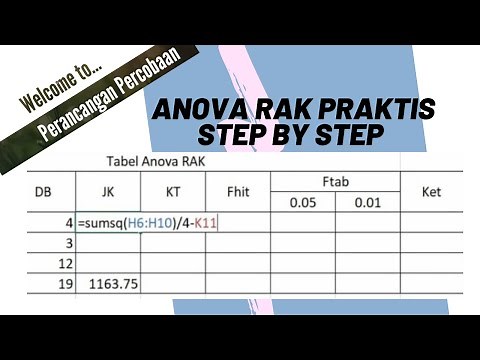 Randomized Block Design (RAK) Non-Factorial Analysis of Variance (ANOVA), Practical 10 Minutes to...