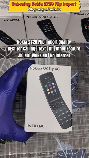 Unboxing Nokia 2720 Flip Import Quality | #nokia2720flip
