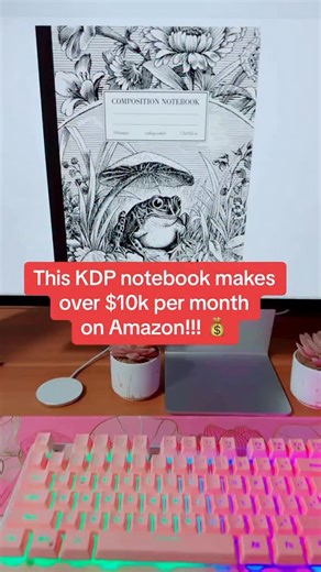Sue Irven Duarte | 6-Figure Amazon KDP Seller on Instagram: "🚨 This one simple KDP notebook makes over $10,000 every month on Amazon… and the craziest part? No writing required! 📚💸 #AmazonKDP #PassiveIncome #SideHustle"