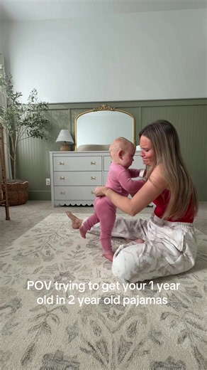 Getting a 1-Year-Old Into 2-Year-Old Pajamas Made Simple
