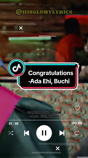 Congratulations - Ada Ehi, Buchi Lyrics Video