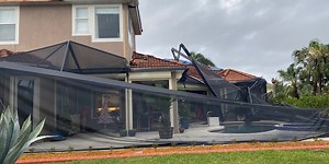 Watch: Surveillance video shows EF-0 tornado hitting home in North Port