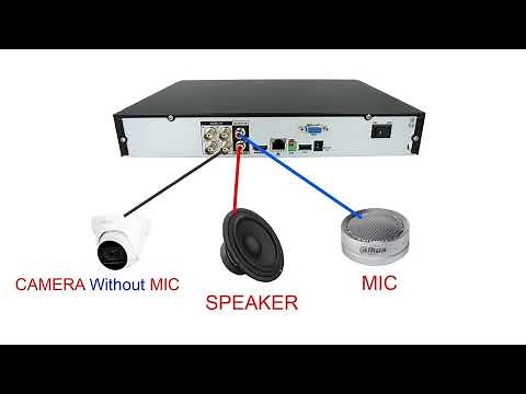 Audio in built in mic enable Dahua DVR - Configure Microphone CCTV Dahua Cameras