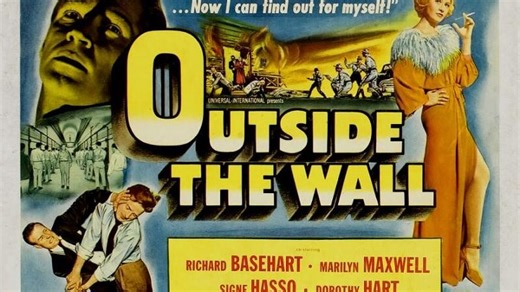Outside The Wall (1950) Colorized Noir Richard Basehart