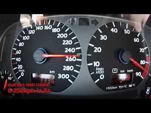 VW Golf Mk2 1233HP 0-250 in 8s Video 2015