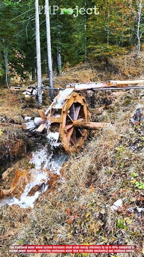 Innovative Water Wheel Micro Hydro Power System : Best Natural Energy Conversion
