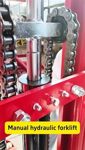 Hand forklift details display #lifting #machine #factory #forklift