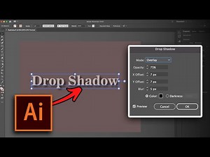 How to Add or Remove Drop Shadow in Illustrator
