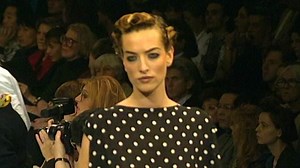 Late supermodel Tatjana Patitz walks in Paris Fashion Week in 1991