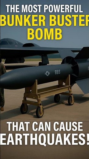 The Most Powerful Bomb That Can Cause Earthquakes! | GBU-57 Explained