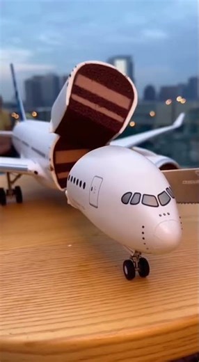 Handmade Airplane Cake ✈️ | Unique DIY Cake Design That Will Blow Your Mind #viral #ytshorts #shorts