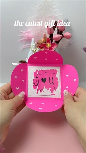💖 DIY Surprise LOVE GIFT| Unique Handmade Vard Tutorial #diy #viral #trend #craft #gift