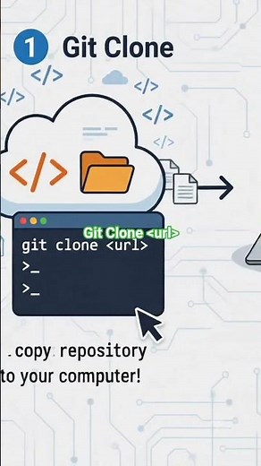 Git Clone in 10 Seconds 🚀 | Copy Any Git Repository Like a Pro #Shorts