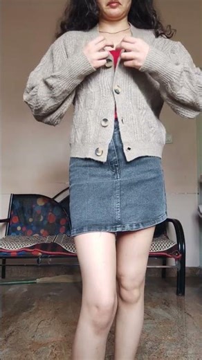 Are you wearing the cardigan open or buttoned up?🥰🥰 #glowvoguekriya #fashiontrends