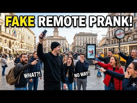 This Remote Control Prank Broke Everyone’s Brain!