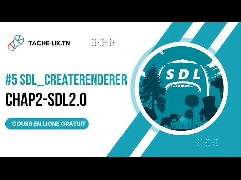 SDL2.0 - Chapitre 2 | partie 5 : SDL_CreateRenderer & Bonnes pratiques | Tache-Lik.tn