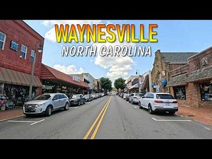 Waynesville North Carolina Driving Through
