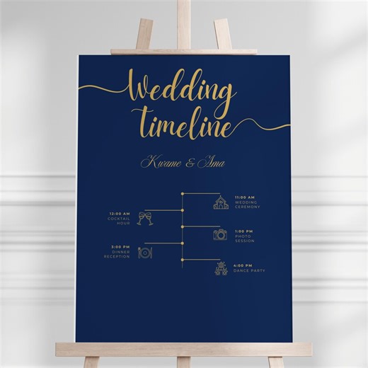 Modern Wedding Welcome Sign Template, Editable in Canva, Printable Wedding Sign for Entrance, Reception Decor, Instant Download Wedding Sign - Etsy