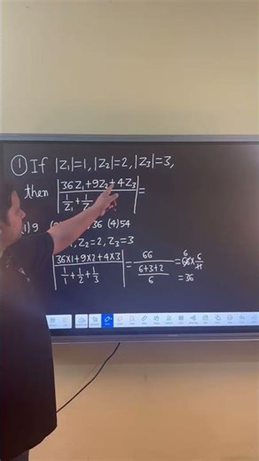 JEE trick COMPLEX NUMBER