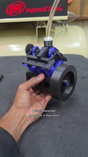 3D Printed V6 Engine
