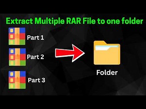 How to Extract Multiple RAR Files at once (step by step)