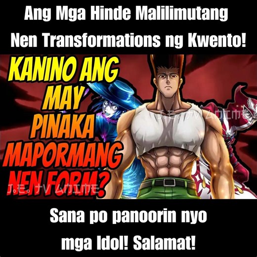 2.6M views · 44K reactions | Top 10 Best Nen Transformations sa Hunter X Hunter! #hunterxhunter #hxh #gonfreecss #jetvanime #Feitan | J.E. TV Anime | Facebook